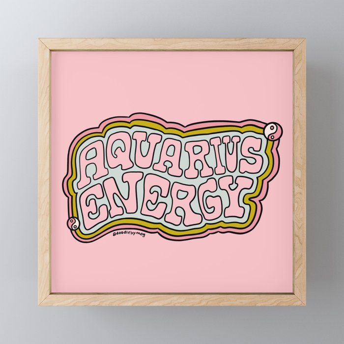 Aquarius Energy Mini Art Print Gallery Image 1