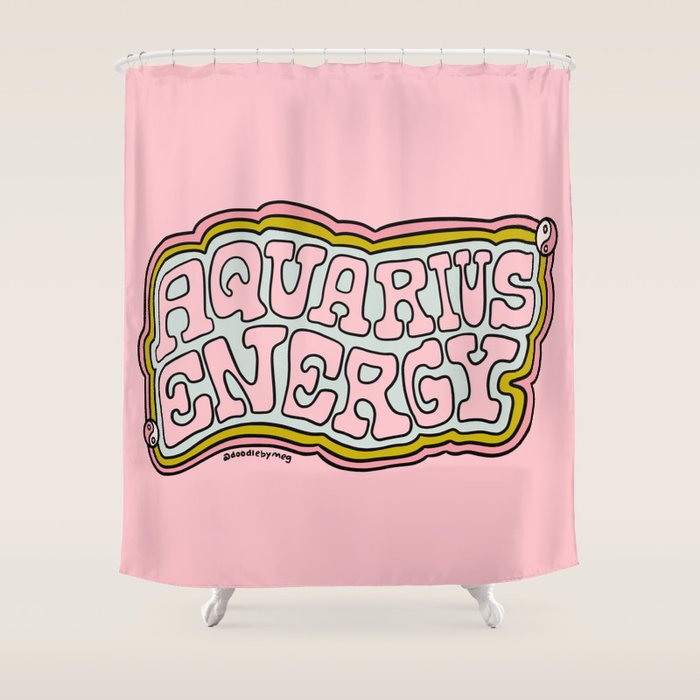 Aquarius Energy Shower Curtain Gallery Image 1