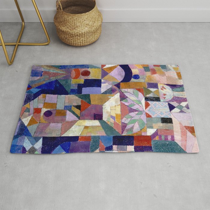 Burggarten (1919) Klee Rug Gallery Image 1