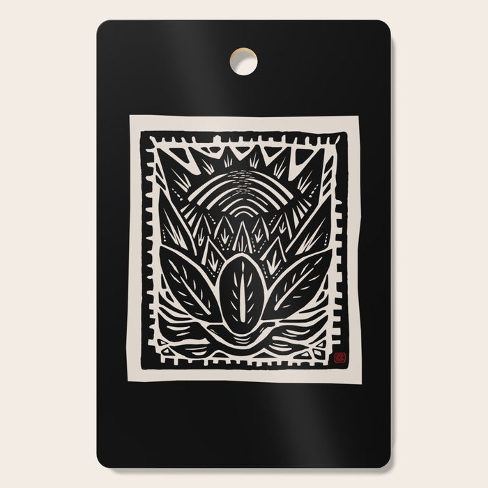 Woodcut Cactus Cutting Board Gallery Image 1
