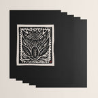 Woodcut Cactus Wrapping Paper Gallery Image 3