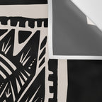 Woodcut Cactus Wall Tapestry Gallery Image 3