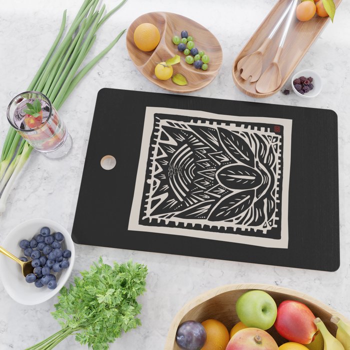 Woodcut Cactus Cutting Board Gallery Image 2