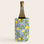 Portuguese Vintage Summer  Blue Tiles And Lemons Wine Chiller Gallery Image 3