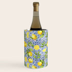Portuguese Vintage Summer  Blue Tiles And Lemons Wine Chiller Gallery Image 2