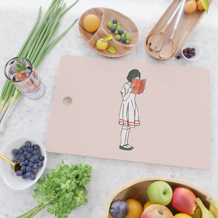 Avid reader Cutting Board Gallery Image 2