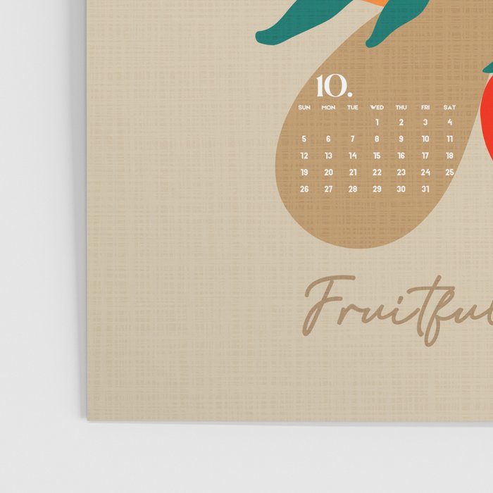 2025 RETRO FRUIT MARKET CALENDAR Poster Gallery Image 3