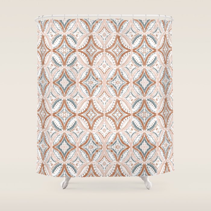 Rustic Medallion Charm Shower Curtain Gallery Image 1