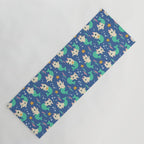 Pretty Purrmaids - Cat Mermaids Yoga Mat Gallery Image 1
