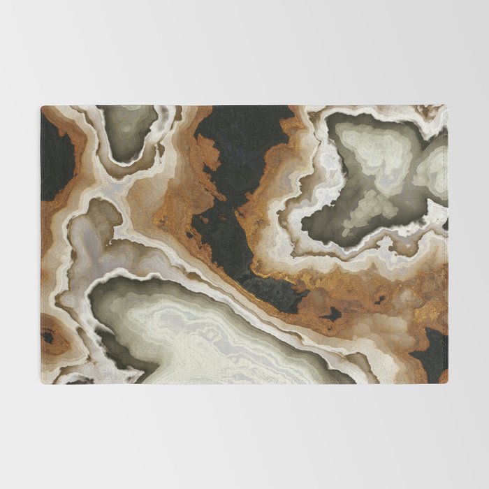 Ivory Agate Abstract Rug Gallery Image 2