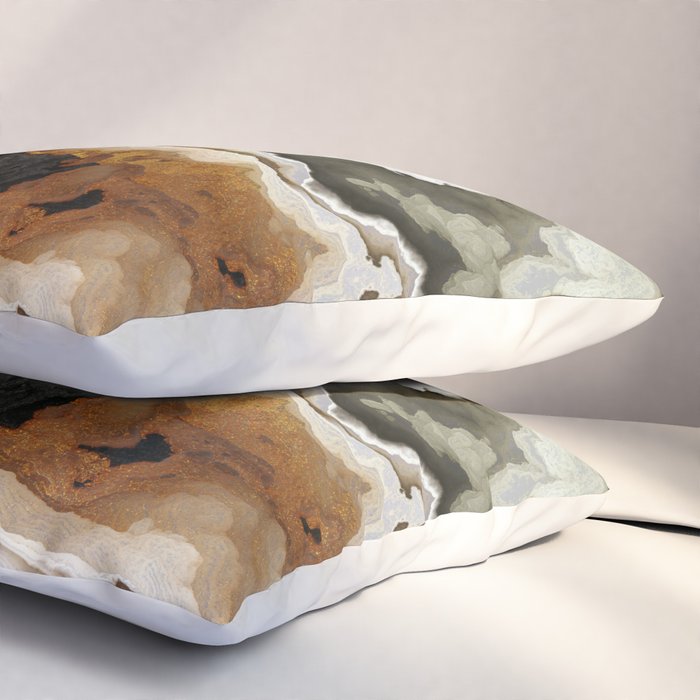 Ivory Agate Abstract Pillow Sham Gallery Image 3