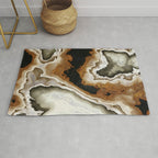 Ivory Agate Abstract Rug Gallery Image 1