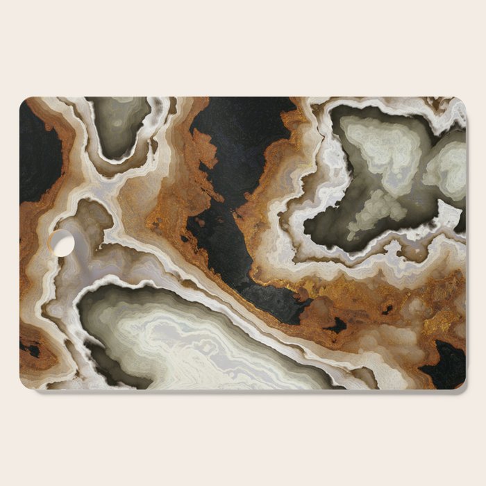 Ivory Agate Abstract Cutting Board Gallery Image 1
