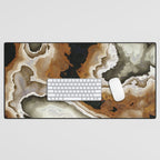 Ivory Agate Abstract Desk Mat Gallery Image 1