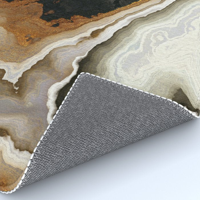 Ivory Agate Abstract Rug Gallery Image 4