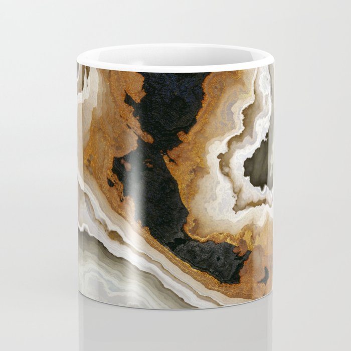 Ivory Agate Abstract Coffee Mug Gallery Image 4