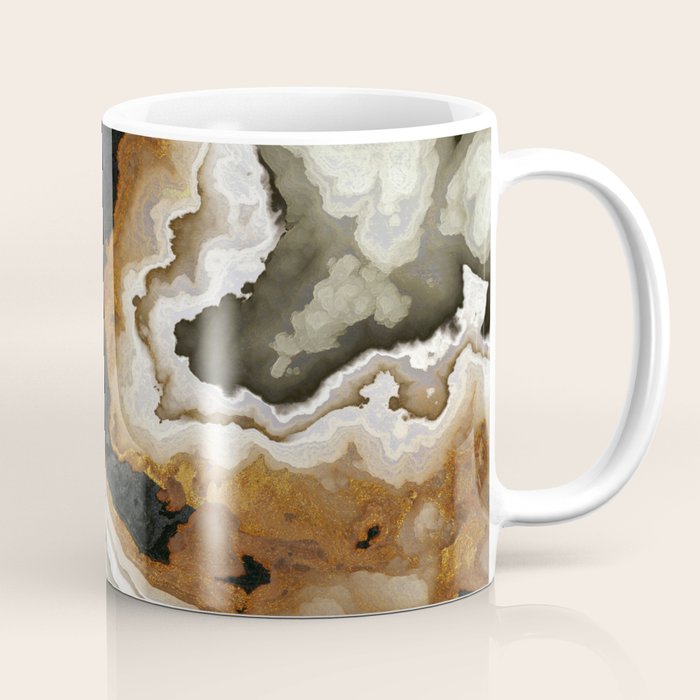 Ivory Agate Abstract Coffee Mug Gallery Image 1