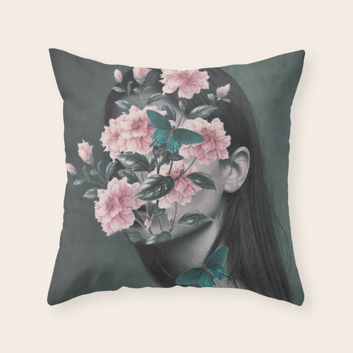 Inner beauty Throw Pillow Gallery Image 1