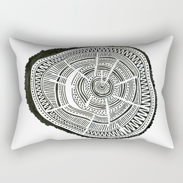 Ponderosa Pine - Black Rectangular Pillow Gallery Image 2