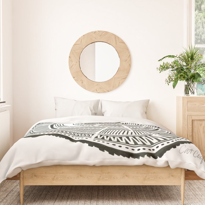 Ponderosa Pine - Black Duvet Cover Gallery Image 3