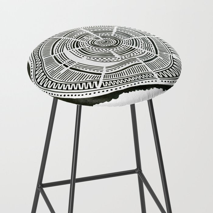 Ponderosa Pine - Black Stool Gallery Image 2