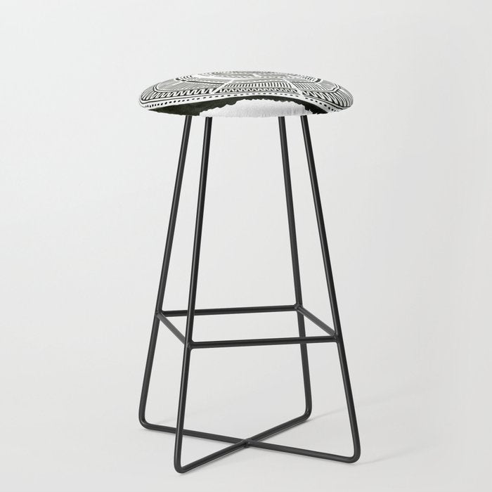 Ponderosa Pine - Black Stool Gallery Image 1