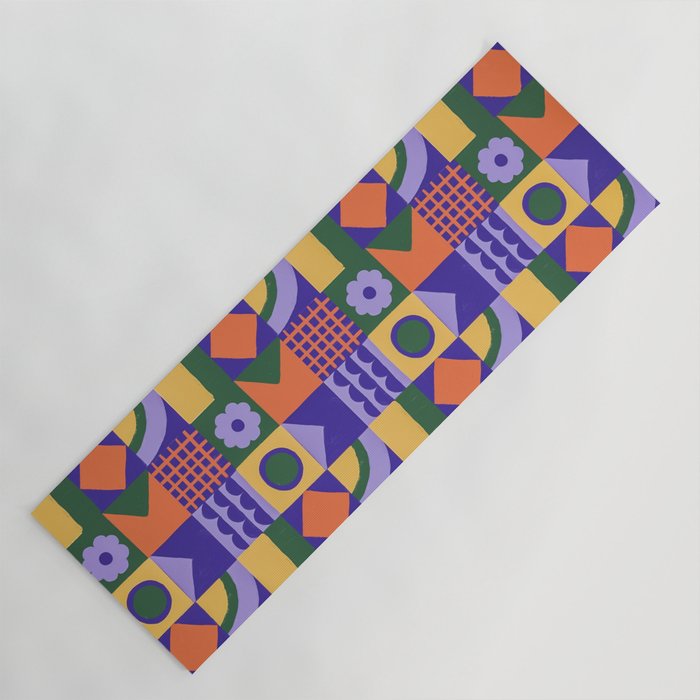 Not so retro Yoga Mat Gallery Image 1