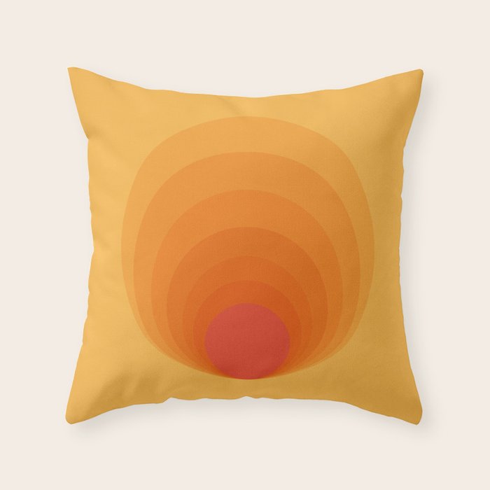 Sun Spiral | Bauhaus I Throw Pillow Gallery Image 6