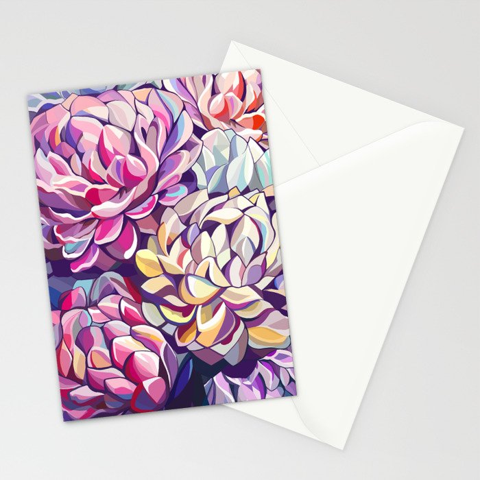 Peonies Stationery Card Gallery Image 2