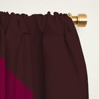 Abstraction_SUNSET_RED_BOHEMIAN_POP_ART_Minimalism_0124A Window Curtain Gallery Image 2