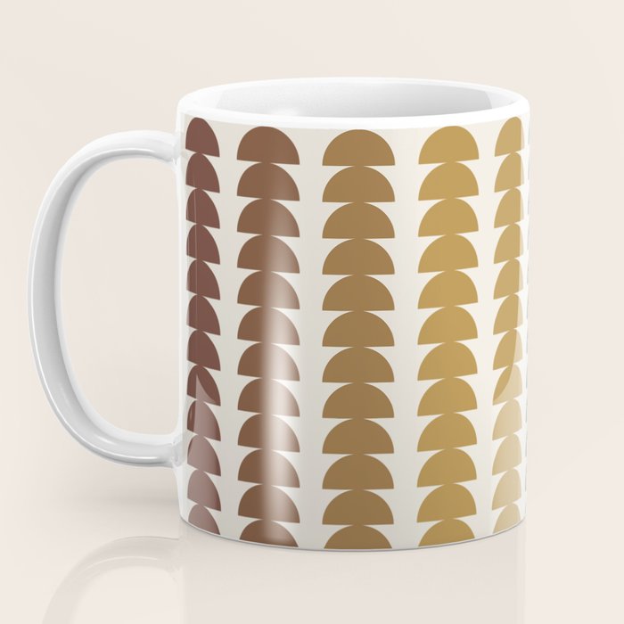 Maude Pattern XX Earthy Rustic Coffee Mug Gallery Image 3