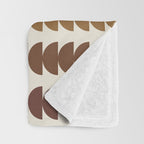 Maude Pattern XX Earthy Rustic Throw Blanket Gallery Image 3