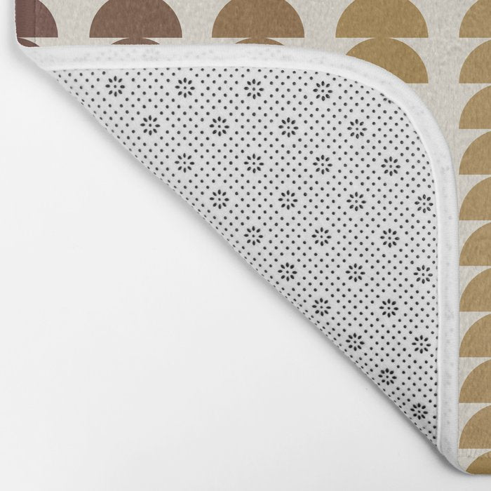 Maude Pattern XX Earthy Rustic Bath Mat Gallery Image 2