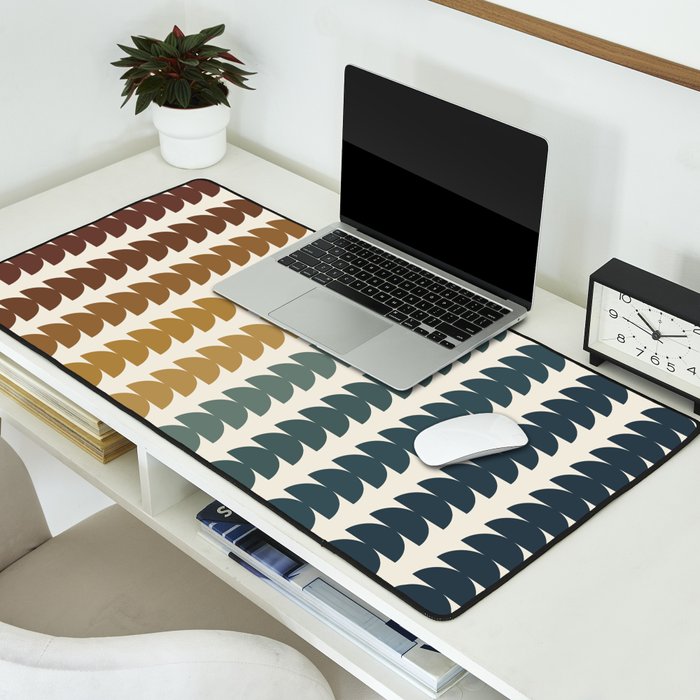 Maude Pattern XX Earthy Rustic Desk Mat Gallery Image 2