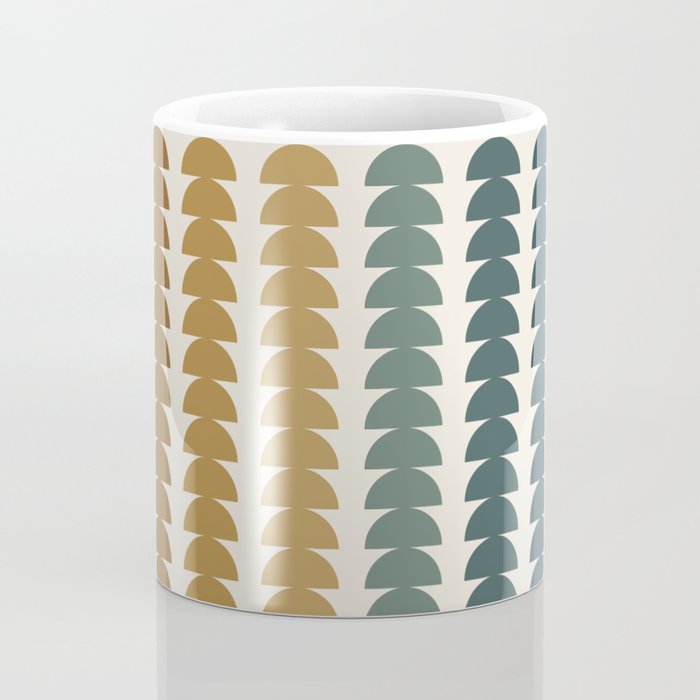Maude Pattern XX Earthy Rustic Coffee Mug Gallery Image 4