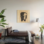 Pair of the Abstract Masks 08 Wood Wall Art Gallery Image 2