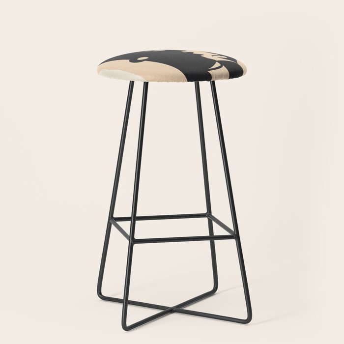 Pair of the Abstract Masks 08 Stool Gallery Image 1