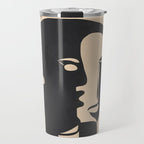 Pair of the Abstract Masks 08 Travel Mug Gallery Image 1