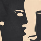 Pair of the Abstract Masks 08 Coffee Mug Gallery Image 2