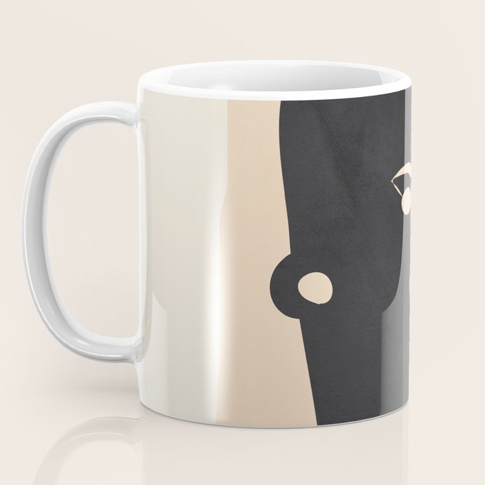 Pair of the Abstract Masks 08 Coffee Mug Gallery Image 3