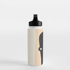 Pair of the Abstract Masks 08 Water Bottle Gallery Image 3
