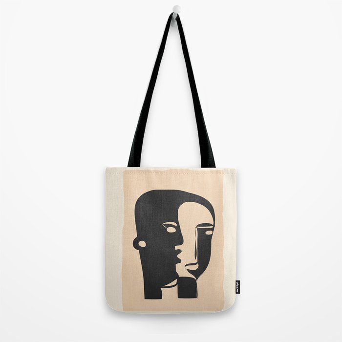 Pair of the Abstract Masks 08 Tote Bag Gallery Image 2
