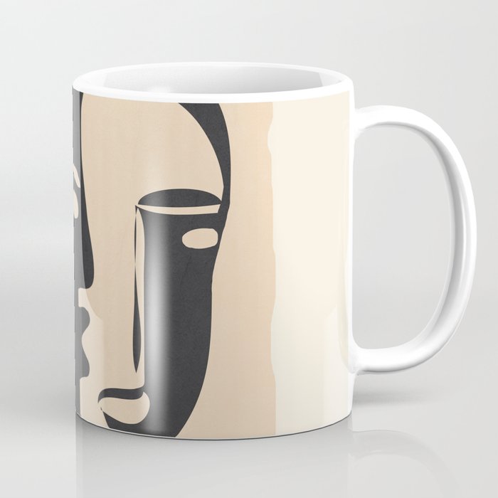 Pair of the Abstract Masks 08 Coffee Mug Gallery Image 1