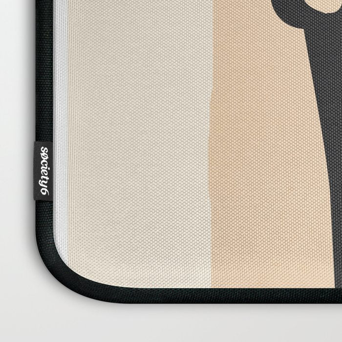 Pair of the Abstract Masks 08 Laptop Sleeve Gallery Image 3