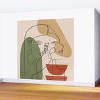 Abstract Faces 2  Wall Mural Gallery Image 2