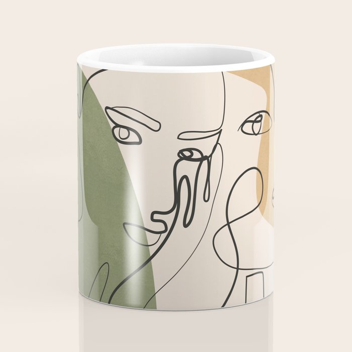 Abstract Faces 2  Coffee Mug Gallery Image 4