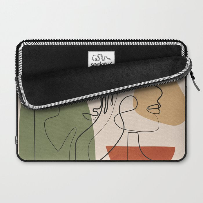 Abstract Faces 2  Laptop Sleeve Gallery Image 2