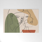 Abstract Faces 2  Welcome Mat Gallery Image 1