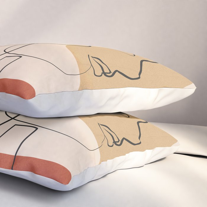 Abstract Faces 2  Pillow Sham Gallery Image 3