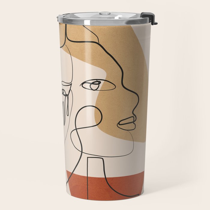 Abstract Faces 2  Travel Mug Gallery Image 2